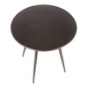 Lumisource Clara Round Dinette Table in Antique Metal DT-CLARARN AN